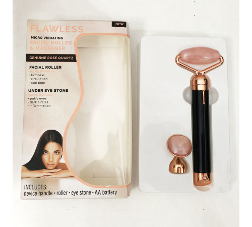 Массажер ролик электрический для лица Facial Roller Massager. Цвет: черный KB-86