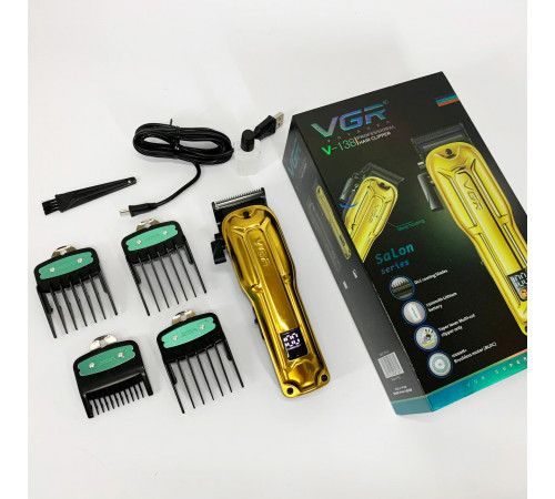 Машинка для стрижки короткой стрижки VGR Профессиональная машинка для с насадками FD-74