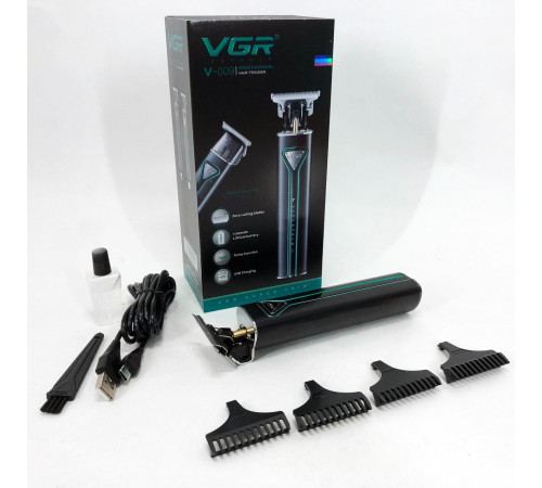 Беспроводная машинка для стрижки для дома VGR V-009 Профессиональная машинка стрижки с насадками OU-20