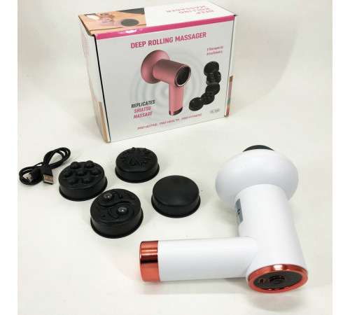 Массажер для спины и ног Deep Rolling Massager, Расслабляющий массажер для шеи и плеч CX-79