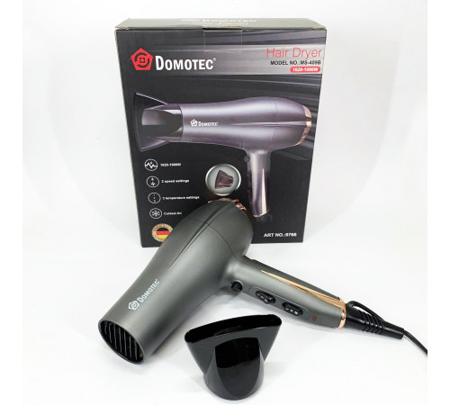 Функциональная щетка для сушки Domotec, Хороший фен для волос Удобный фен домашнего использования AN-66