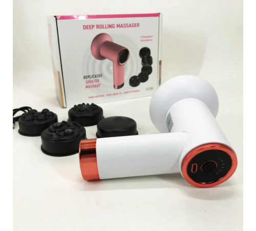 Массажер для спины и ног Deep Rolling Massager, Расслабляющий массажер для шеи и плеч CX-79