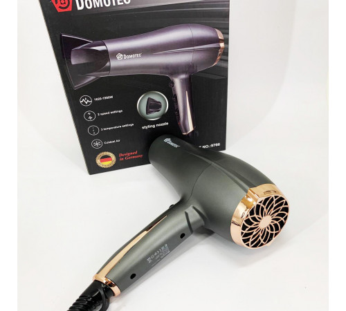 Функциональная щетка для сушки Domotec, Хороший фен для волос Удобный фен домашнего использования AN-66
