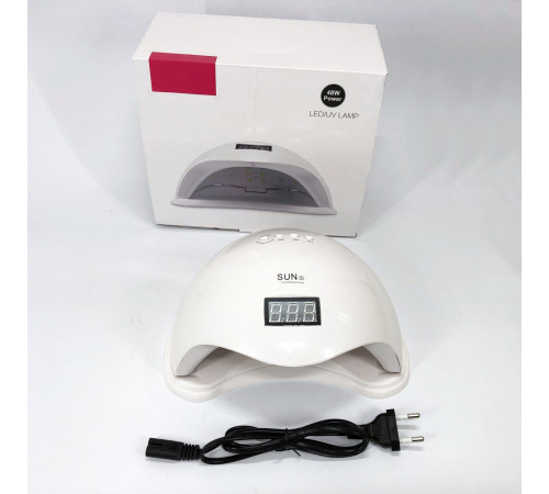 Качественная лампа для сушки ногтей SUNUV SUN 5 PLUS 48W, Домашняя лампа для ногтей WV-38