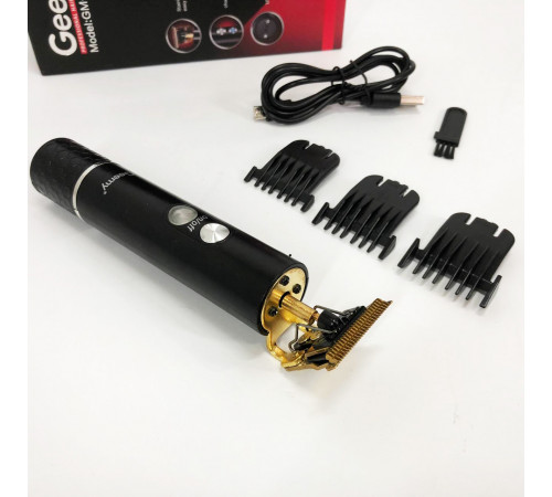 Хороший беспроводной триммер GEEMY GM-6605, Мужской набор для стрижки волос беспроводной UK-13