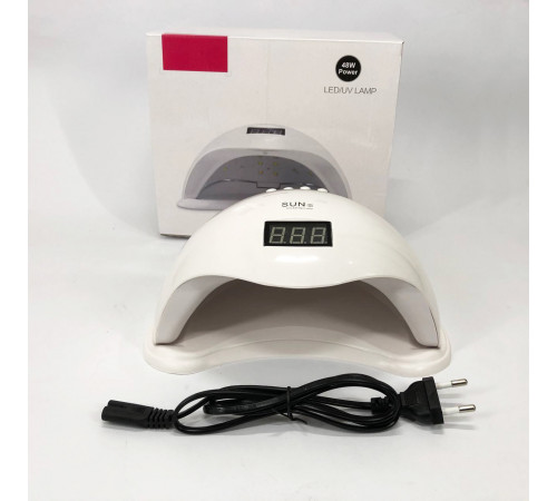 Качественная лампа для сушки ногтей SUNUV SUN 5 PLUS 48W, Домашняя лампа для ногтей WV-38