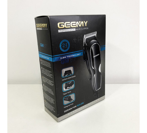 Профессиональная машинки для стрижки волос Gemei GM-817 Pro. Цвет: оранжевый FE-34