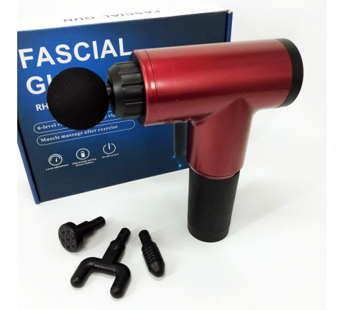 Универсальный массажер для шеи и тела Fascial Gun KH-320, Перкуссионный ручной массажер пистолет RF-96