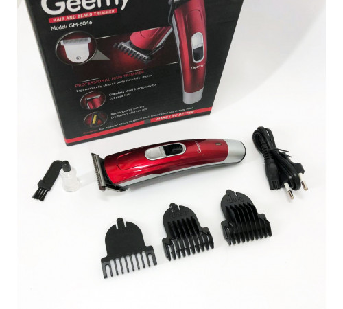 Сімейна машинка для стрижки волосся Gemei GM-6046, Професійна машинка для стрижки волосся в салон NR-63 за 377 грн
