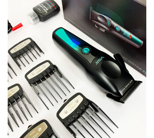 Машинка для стрижки с мощным аккумулятором, Беспроводной аккумуляторный триммер для стрижки волос BR-81
