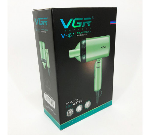 Професійний фен для роботи VGR, Фен для укладання локонів укладання середнього волосся IT-20 за 637 грн
