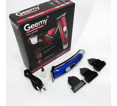 Електромашинка для стрижки Gemei GM-6046, Машинка для стрижки посеченных волос, Триммер беспроводной HD-25