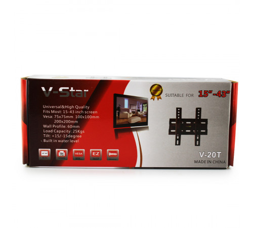 Крепление для ТВ 15-43 V20T/ 7484 (20 шт/ ящ) за 311 грн