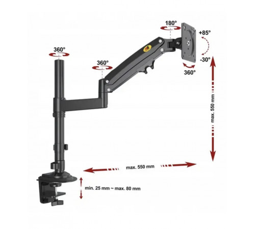 Настольное крепление для монитора H100/ 9593 17"-30" (4) за 2381 грн