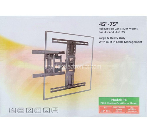Крепление для ТВ с поворотом P6/ 8580 45-75" (3 шт/ ящ) за 2174 грн