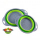 Друшлаг силиконовый складной большой + маленький Collapsible filter baskets JM-611 (54 шт/ящ) за 257 грн