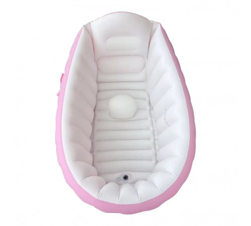 Дитяча Надувна ванна з насосом Intime Baby Bath Tub Рожевий