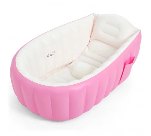 Дитяча Надувна ванна з насосом Intime Baby Bath Tub Рожевий