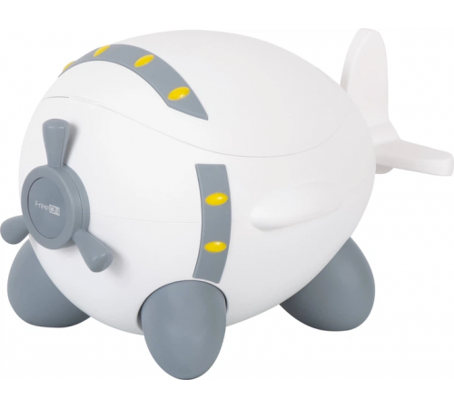 Дитячий горщик у вигляді літака FreeON Plane White-Grey