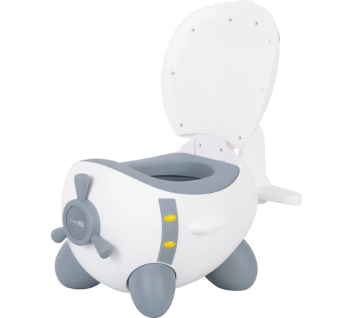 Дитячий горщик у вигляді літака FreeON Plane White-Grey