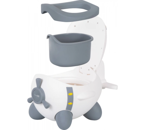 Дитячий горщик у вигляді літака FreeON Plane White-Grey