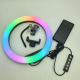 Кольцевая LED лампа RGB MJ20 (20см) (1 крепление) (управление на проводе) (40) за 393 грн