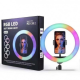 Кольцевая LED лампа RGB MJ26 (26см) (1 крепление) (управление на проводе) (40) за 393 грн