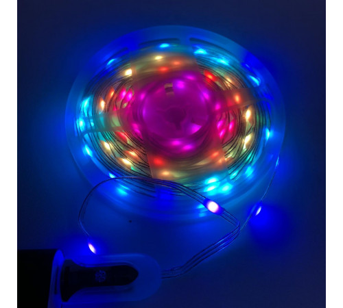 Светодиодные ленты с блютузом RGB USB 10м, USB, 5,5V, 5050 + микрофон, музыкальный (100 шт/ящ) за 360 грн