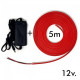 Лента Силиконова LED NEON КРАСНАЯ 5M RED 12V-220V ART 0718 (40) за 393 грн