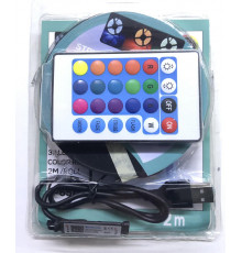 Cветодиодная лента 5050 RGB 2 м для фоновой подсветки телевизора USB,Bluetooth A RT 10008 (120)