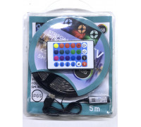 Светодиодные ленты с блютузом RGB, USB 3м, 5,5V, 5050 + микрофон, музыкальный ART 10009 (100)