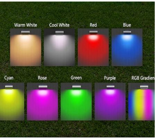 Светильник садовый rgb, уличный настенный светильник / водонепроницаемый MULTI
