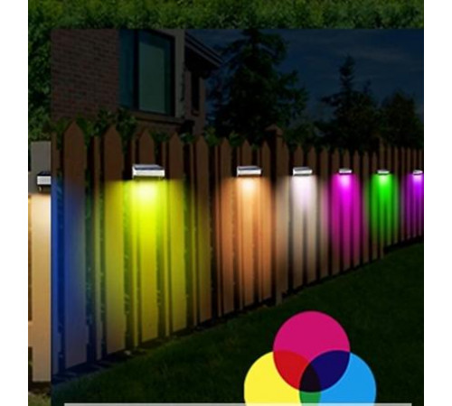 Светильник садовый rgb, уличный настенный светильник / водонепроницаемый MULTI