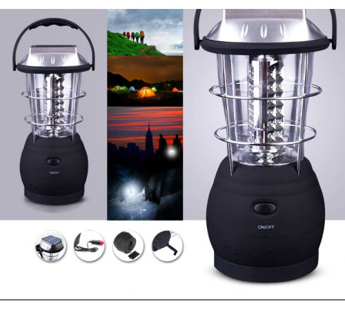 Фонарь кемпинговый на солнечной батарее Super Bright LED Lantern LS-360