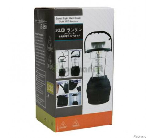 Фонарь кемпинговый на солнечной батарее Super Bright LED Lantern LS-360