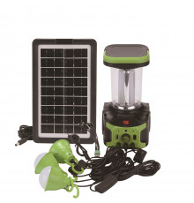 Портативная cолнечная автономная система Solar Light DT-9016 панель походный фонарь павербанк