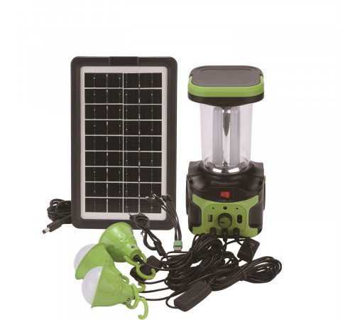Портативная cолнечная автономная система Solar Light DT-9016 панель походный фонарь павербанк