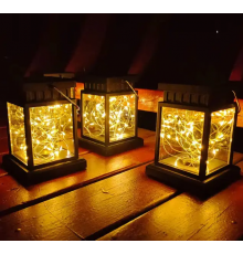 Уличный садовый подвесной фонарь на солнечной батарее, водонепроницаемый The lamp