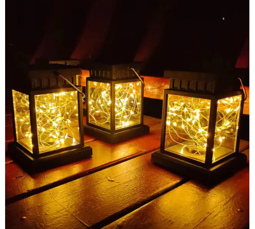 Уличный садовый подвесной фонарь на солнечной батарее, водонепроницаемый The lamp