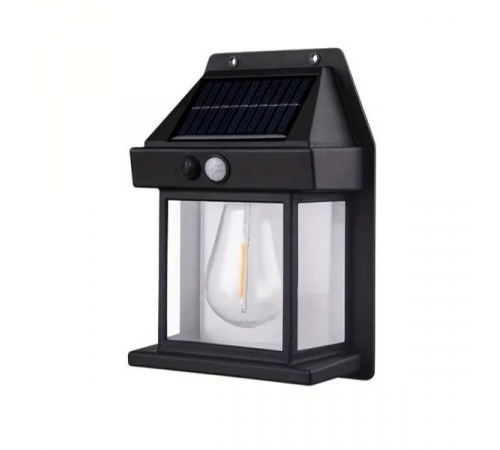 Уличный светильник Solar Interaction Wall Lamp BK-888 с датчиком движения на солнечной батарее