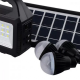 Многофункциональный LED фонарь Cclamp GD-101 с солнечной панелью, 3 лампочки, повербанк