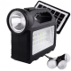Многофункциональный LED фонарь Cclamp GD-101 с солнечной панелью, 3 лампочки, повербанк
