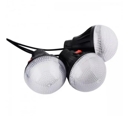 Многофункциональный LED фонарь Cclamp GD-101 с солнечной панелью, 3 лампочки, повербанк