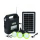 Портативная солнечная автономная система Solar Light DT-9026 (фонарь, радио, павербанк, 3 лампочки)