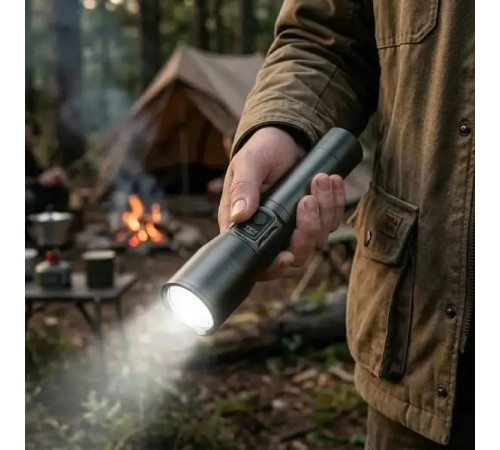 Ручний акумуляторний ліхтарик BL CB X86 / Потужний ручний ліхтарик далекого світіння за 664 грн
