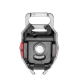 Многофункциональный фонарь брелок COB W5144 Black ТР