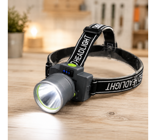 Ліхтарик налобний M 3 pro / Ліхтар акумуляторний UKC / LED світильник налобний на USB Type-C
