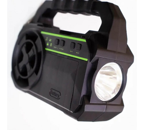 Портативная cолнечная автономная система Solar Light DT-9018 панель походны фонарь радио повербанк