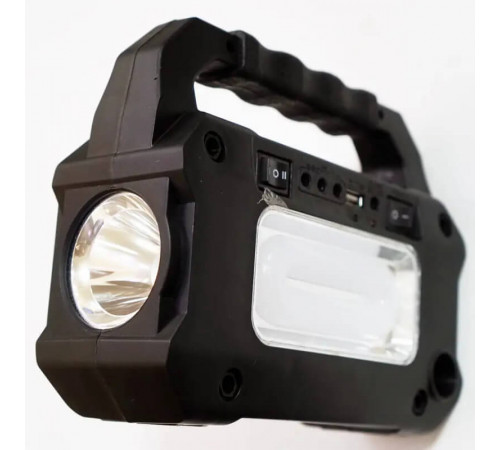Портативная cолнечная автономная система Solar Light DT-9018 панель походны фонарь радио повербанк