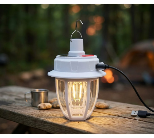 Світлодіодна LED лампа з акумулятором xy 822 / Кемпінговий ліхтар / Ліхтар із сонячною панеллю